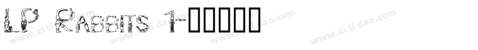 LP Rabbits 1字体转换